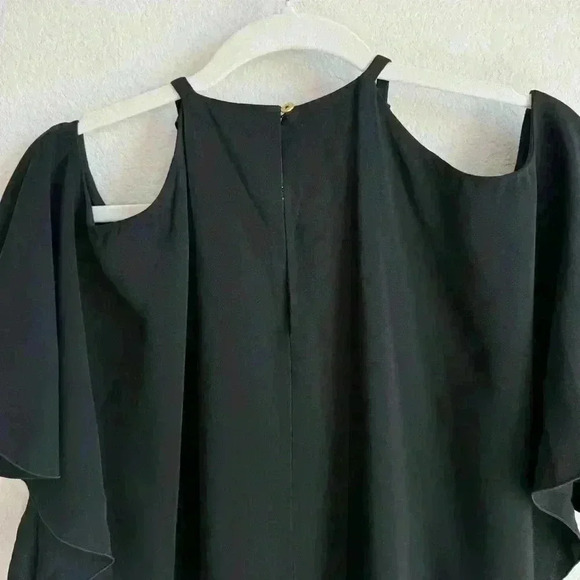 Rachel‎ Zoe Andrea Cold Shoulder Black Mini Shift Dress Women’s Size 2 NWT - Picture 6 of 15